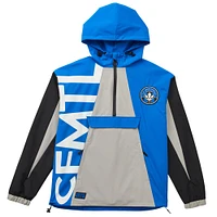 Unisex Live Breathe Futbol Royal CF Montreal Tekker Half-Zip Anorak Jacket