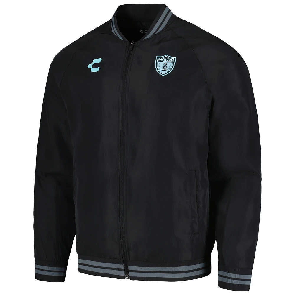 Charly Black C.F. pour homme Blouson aviateur entièrement zippé Pachuca