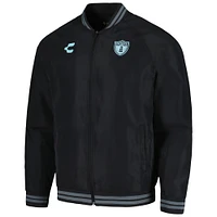 Charly Black C.F. pour homme Blouson aviateur entièrement zippé Pachuca