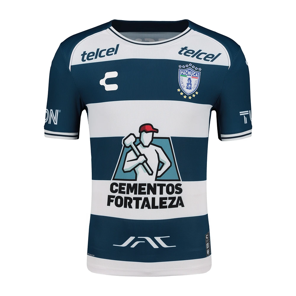 Charly Marine/Blanc C.F. Homme Pachuca 2024/25 Maillot Authentique Domicile