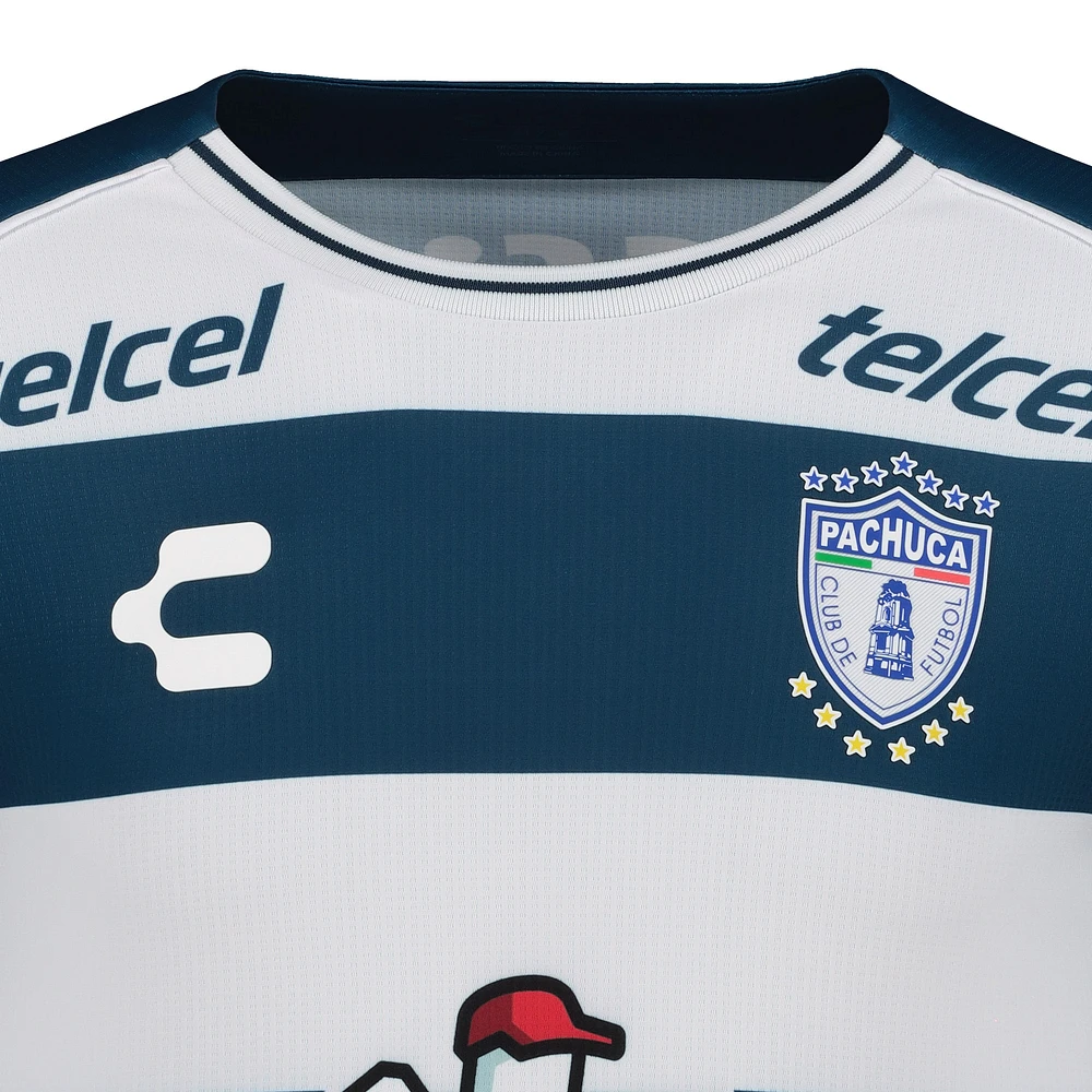 Charly Marine/Blanc C.F. Homme Pachuca 2024/25 Maillot Authentique Domicile