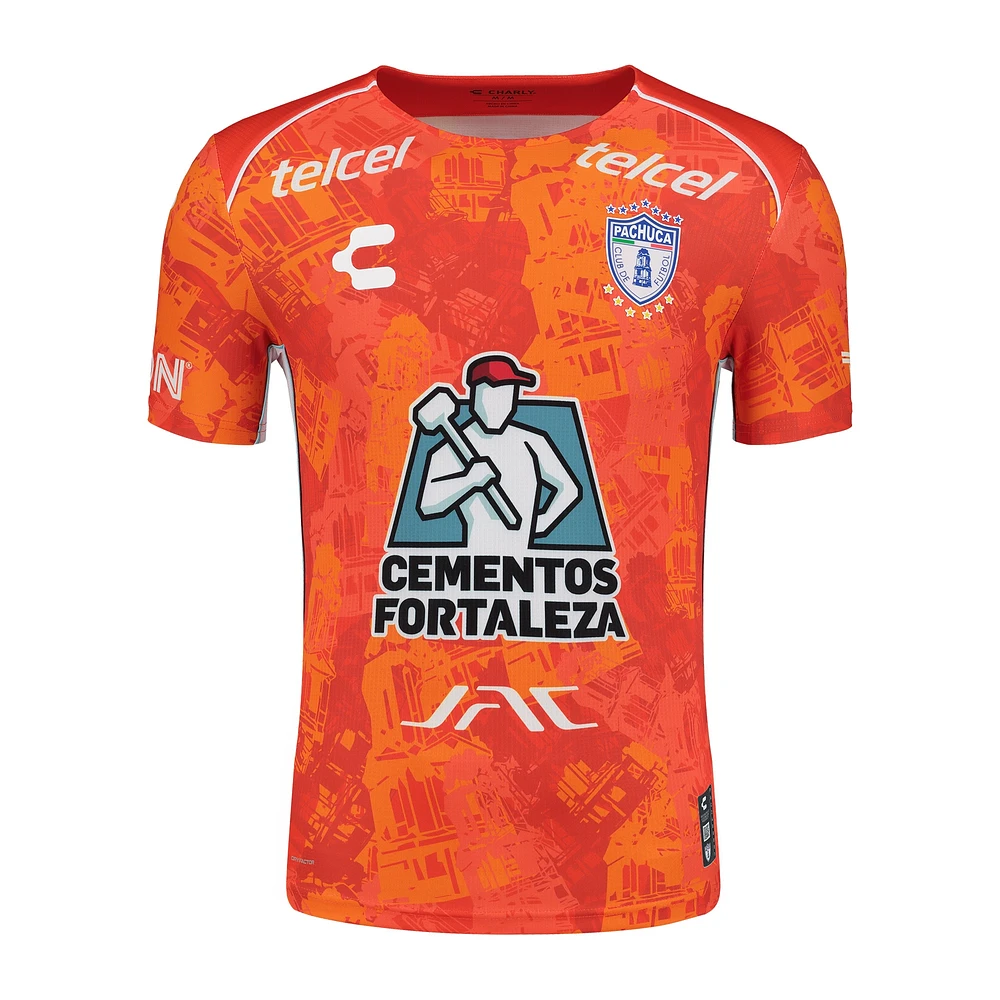 Chaussures Charly Orange C.F. pour hommes Pachuca 2024/25 Maillot Authentique Extérieur