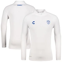 Haut à enfiler Charly White C.F. Pachuca 2024/25 pour homme avec fermeture éclair quart de tour