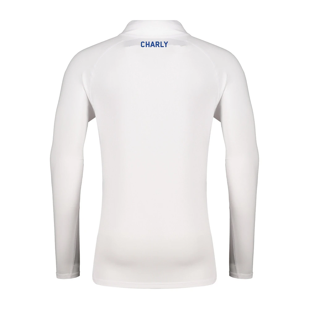 Haut à enfiler Charly White C.F. Pachuca 2024/25 pour homme avec fermeture éclair quart de tour