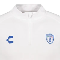 Haut à enfiler Charly White C.F. Pachuca 2024/25 pour homme avec fermeture éclair quart de tour