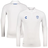 Haut à enfiler Charly White C.F. Pachuca 2024/25 pour homme avec fermeture éclair quart de tour