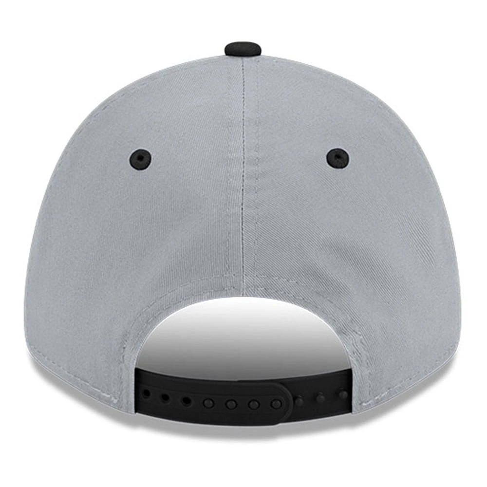 Men's New Era  Gray/Black Chad Knaus NASCAR Hall of Fame Class of 2024 9FORTY Adjustable Hat