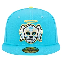 Men's New Era Light Blue Charleston RiverDogs Copa de la Diversión 59FIFTY Fitted Hat