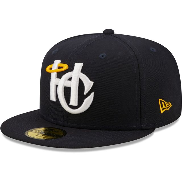 Casquette ajustée 59FIFTY Charleston RiverDogs Authentic Collection pour homme New Era bleu marine