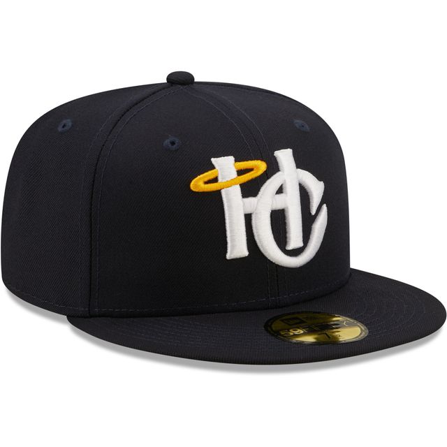 Casquette ajustée 59FIFTY Charleston RiverDogs Authentic Collection pour homme New Era bleu marine