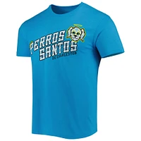 T-shirt triple mélange Turquoise Perros Santos de Charleston Copa la Diversion Home Homme