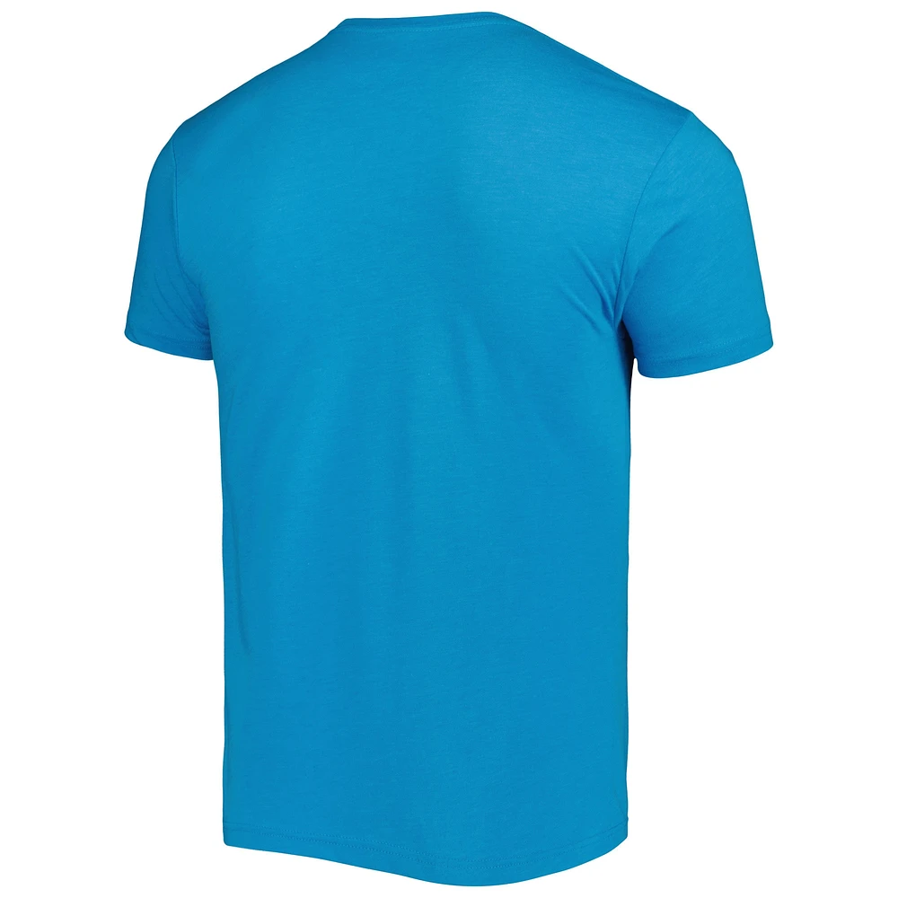 T-shirt triple mélange Turquoise Perros Santos de Charleston Copa la Diversion Home Homme