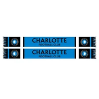 Charlotte FC Wordmark Traditional Knit Scarf