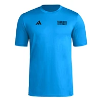 Men's adidas Blue Charlotte FC Local Wrap T-Shirt