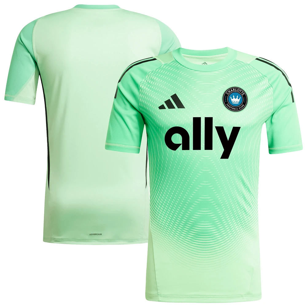 Men's adidas  Green Charlotte FC 2025 Goalkeeper Jersey