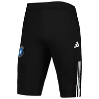 Men's adidas Black Charlotte FC 2023 On-Field Training AEROREADY Half Pants