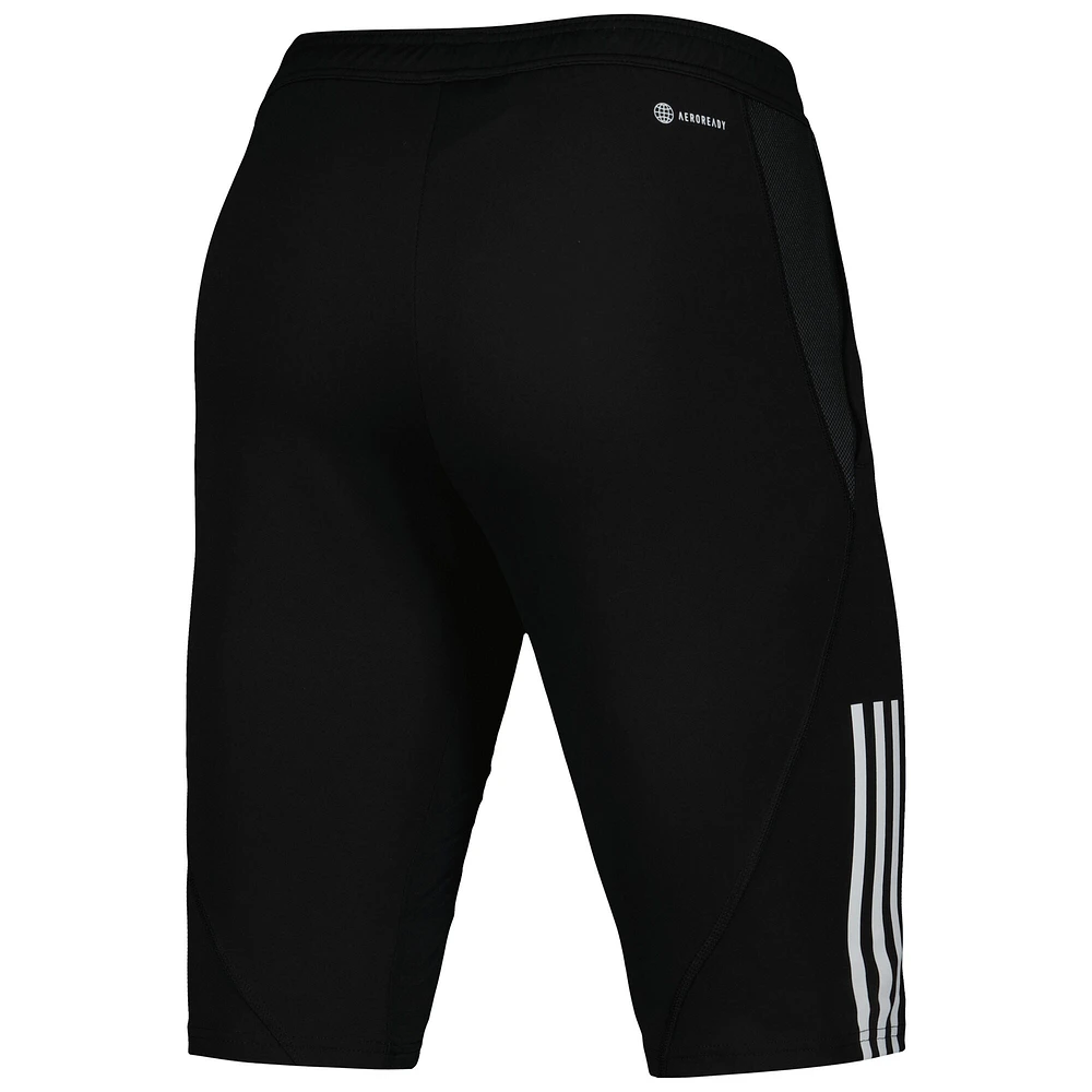 Men's adidas Black Charlotte FC 2023 On-Field Training AEROREADY Half Pants