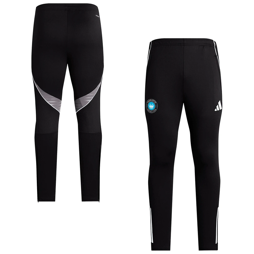 Pantalon d'entraînement adidas Charlotte FC 2025 noir pour homme