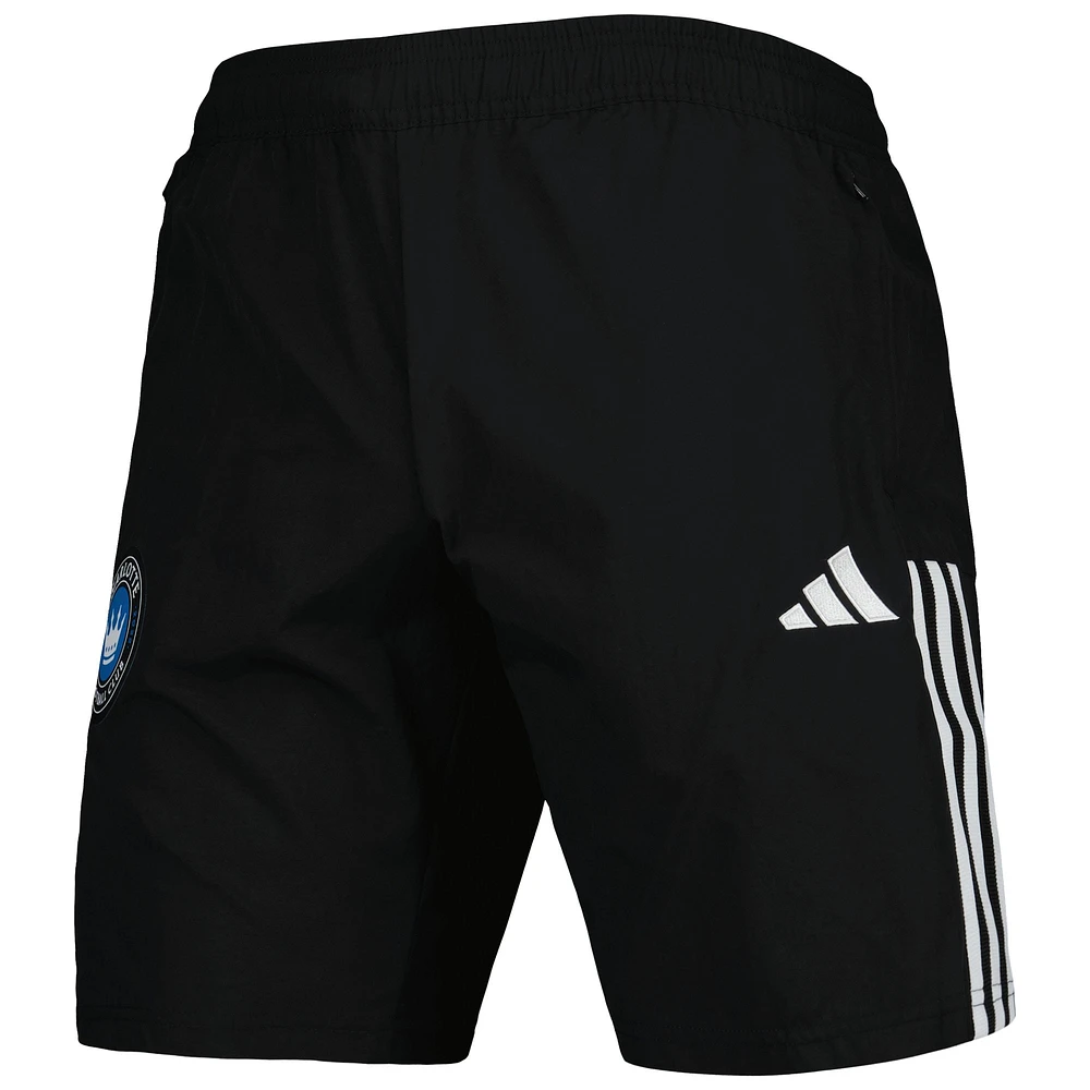 Men's adidas Black Charlotte FC Downtime Shorts