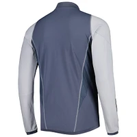 Men's adidas Gray Charlotte FC 2023 On-Field AEROREADY Quarter-Zip Training Top