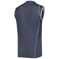 Men's adidas Gray Charlotte FC 2023 On-Field Sleeveless Training Jersey