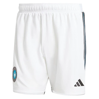 Short adidas Charlotte FC 2024 Domicile Authentique homme blanc