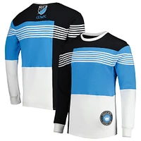 Sweat-shirt à enfiler noir avec logo Charlotte FC pour homme