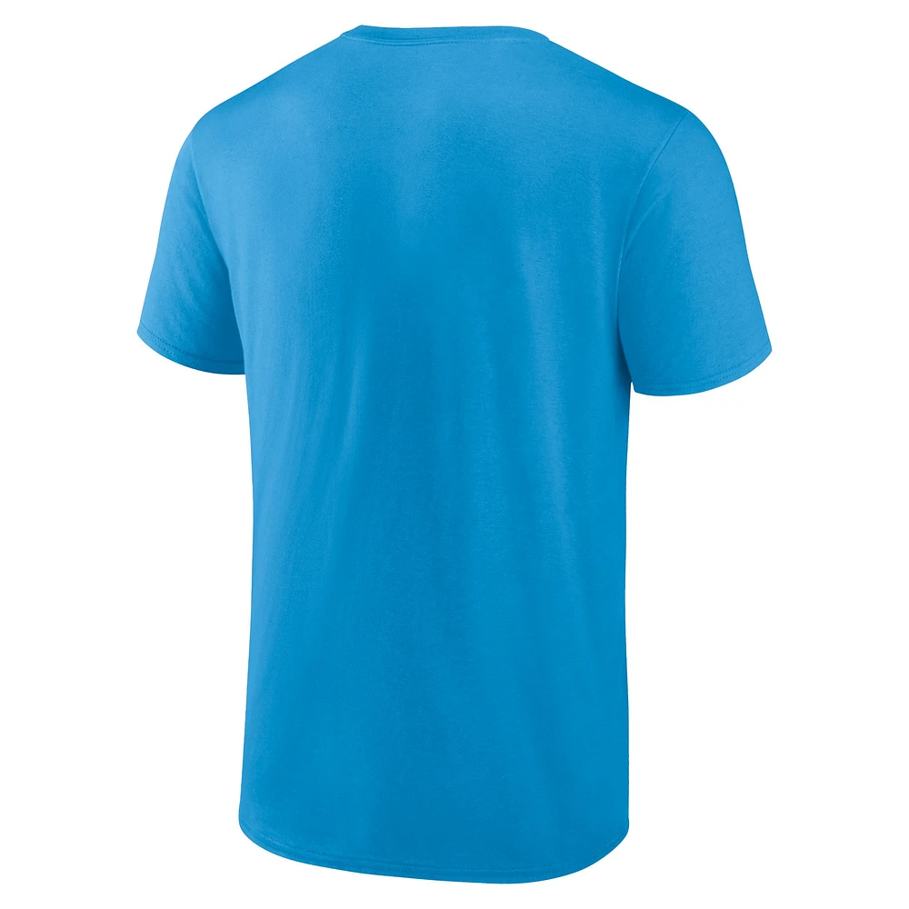Men's Fanatics Blue Charlotte FC Block T-Shirt
