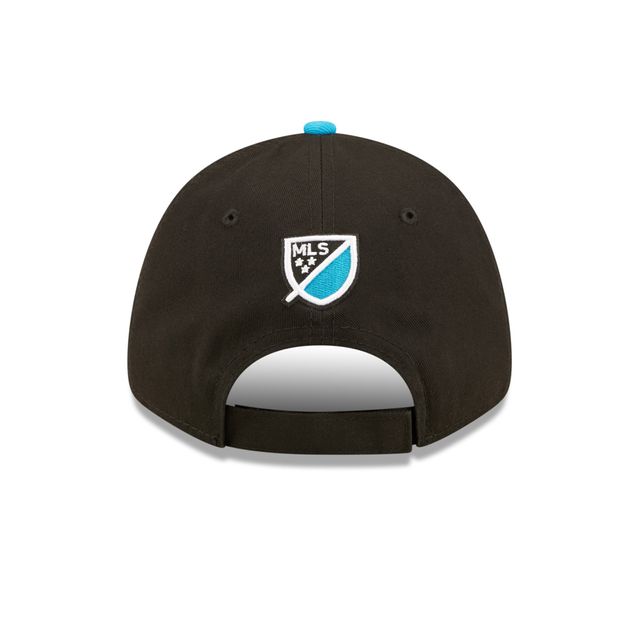 Casquette ajustable Charlotte FC Basic 9FORTY New Era noir/bleu pour hommes