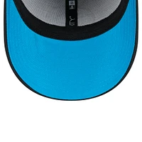 Men's New Era Gray/Black Charlotte FC Throwback 39THIRTY Flex Hat