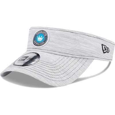 Visière réglable Charlotte FC New Era grise pour homme
