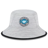 Men's New Era Gray Charlotte FC Game Bucket Hat