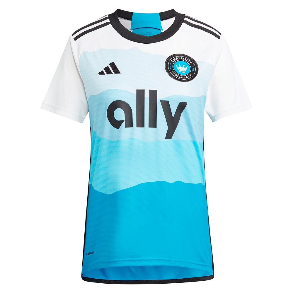Women's adidas Kerwin Vargas Blue Charlotte FC 2024 The Carolina Kit: Explore Replica Player Jersey
