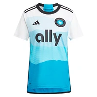 Women's adidas Kerwin Vargas Blue Charlotte FC 2024 The Carolina Kit: Explore Replica Player Jersey