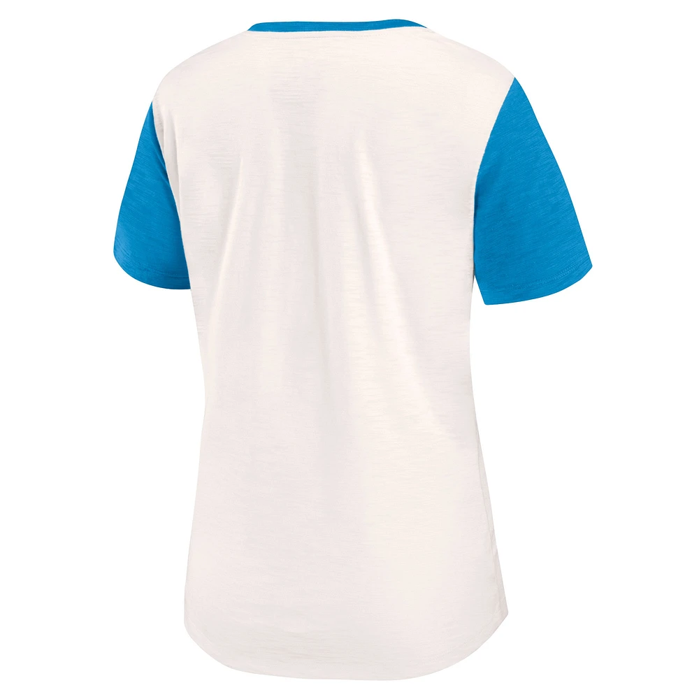 Women's Fanatics Cream Charlotte FC Volley T-Shirt