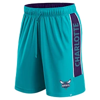 Men's Fanatics Teal Charlotte Hornets Game Winner Defender Shorts