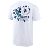 Men's Fanatics White Charlotte Hornets Street Collective T-Shirt
