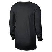 Men's Jordan Brand Black Charlotte Hornets 2024/25 Legend On-Court Practice Long Sleeve T-Shirt