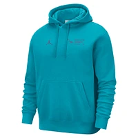 Men's Jordan Brand Teal Charlotte Hornets Courtside Club Pullover Hoodie