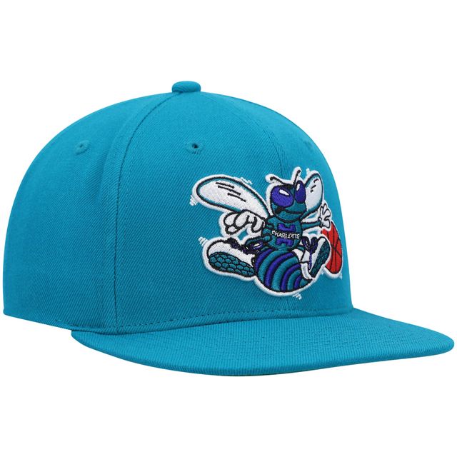 Casquette Snapback Charlotte Hornets Hardwood Classics Team Ground 2.0 Mitchell & Ness pour hommes