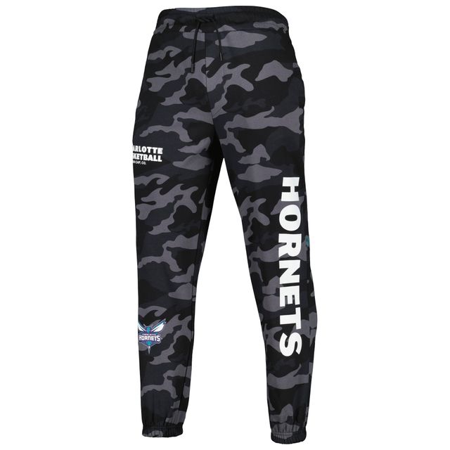 Pantalon de jogging Charlotte Hornets Tonal pour homme New Era noir/camouflage