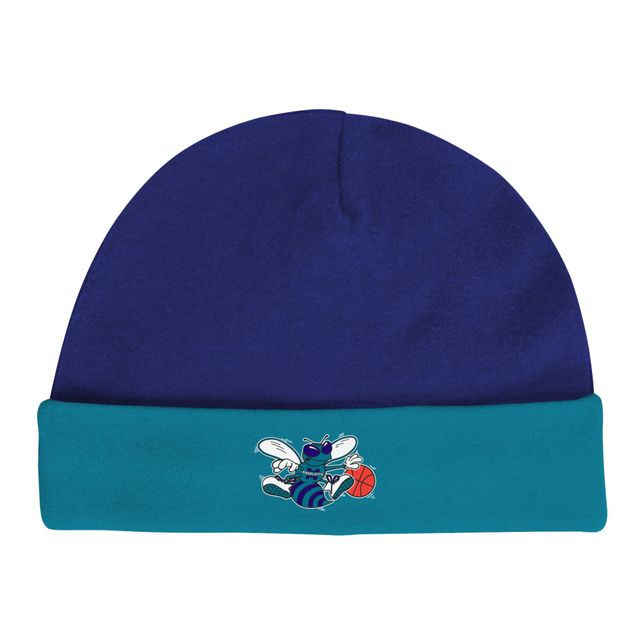 OST CHHORN TEAL PRPLE NOUVEAU-NÉ M&N HWC SS & LS CREEPER AND BEANIE SET INFGIFPCK