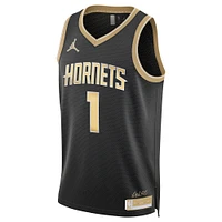 Unisex Jordan Brand LaMelo Ball Black Charlotte Hornets  Select Series Swingman Jersey