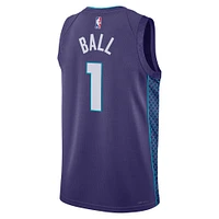 Unisex Jordan Brand LaMelo Ball Purple Charlotte Hornets Swingman Jersey - Statement Edition
