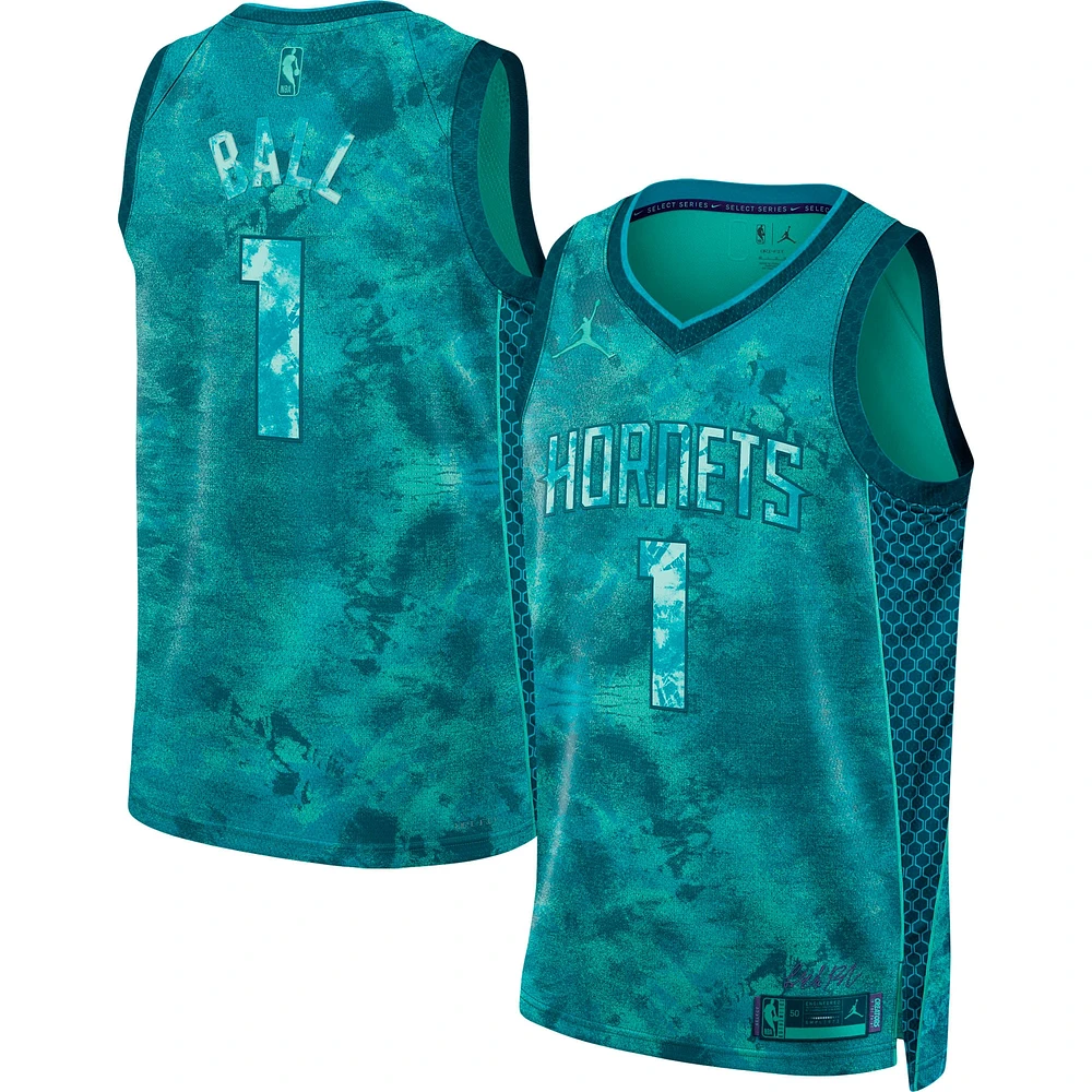 Unisex Jordan Brand LaMelo Ball Teal Charlotte Hornets Select Series Swingman Jersey