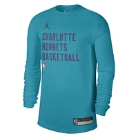 Unisex Jordan Brand Teal Charlotte Hornets 2023/24 Legend On-Court Practice Long Sleeve T-Shirt