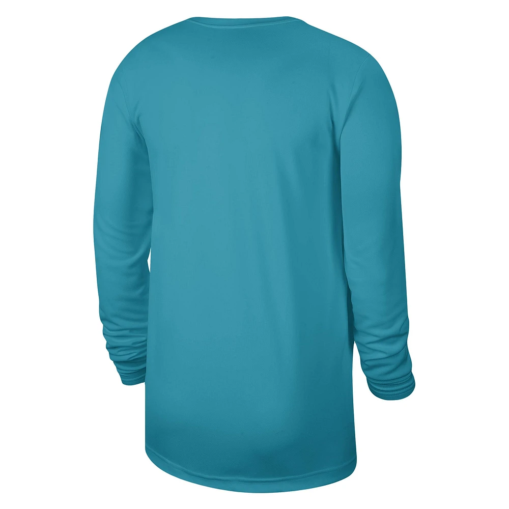 Unisex Jordan Brand Teal Charlotte Hornets 2023/24 Legend On-Court Practice Long Sleeve T-Shirt