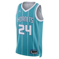 Unisex Nike Brandon Miller Teal Charlotte Hornets NBA Draft Swingman Jersey - Icon Edition