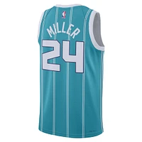 Unisex Nike Brandon Miller Teal Charlotte Hornets NBA Draft Swingman Jersey - Icon Edition