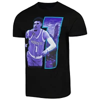 Unisex Stadium Essentials LaMelo Ball Black Charlotte Hornets Player Skyline T-Shirt